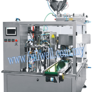 Bag given packing machine